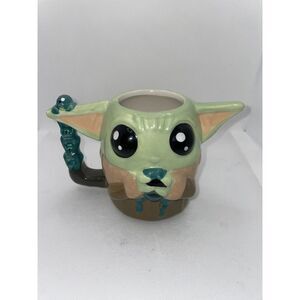 Star Wars‎ The Mandalorian The Child Baby Yoda Sculpted Ceramic Mug